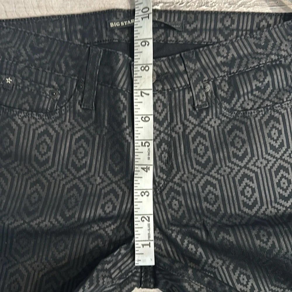 Big Star Alex Skinny jeans size 27 patterned embossed